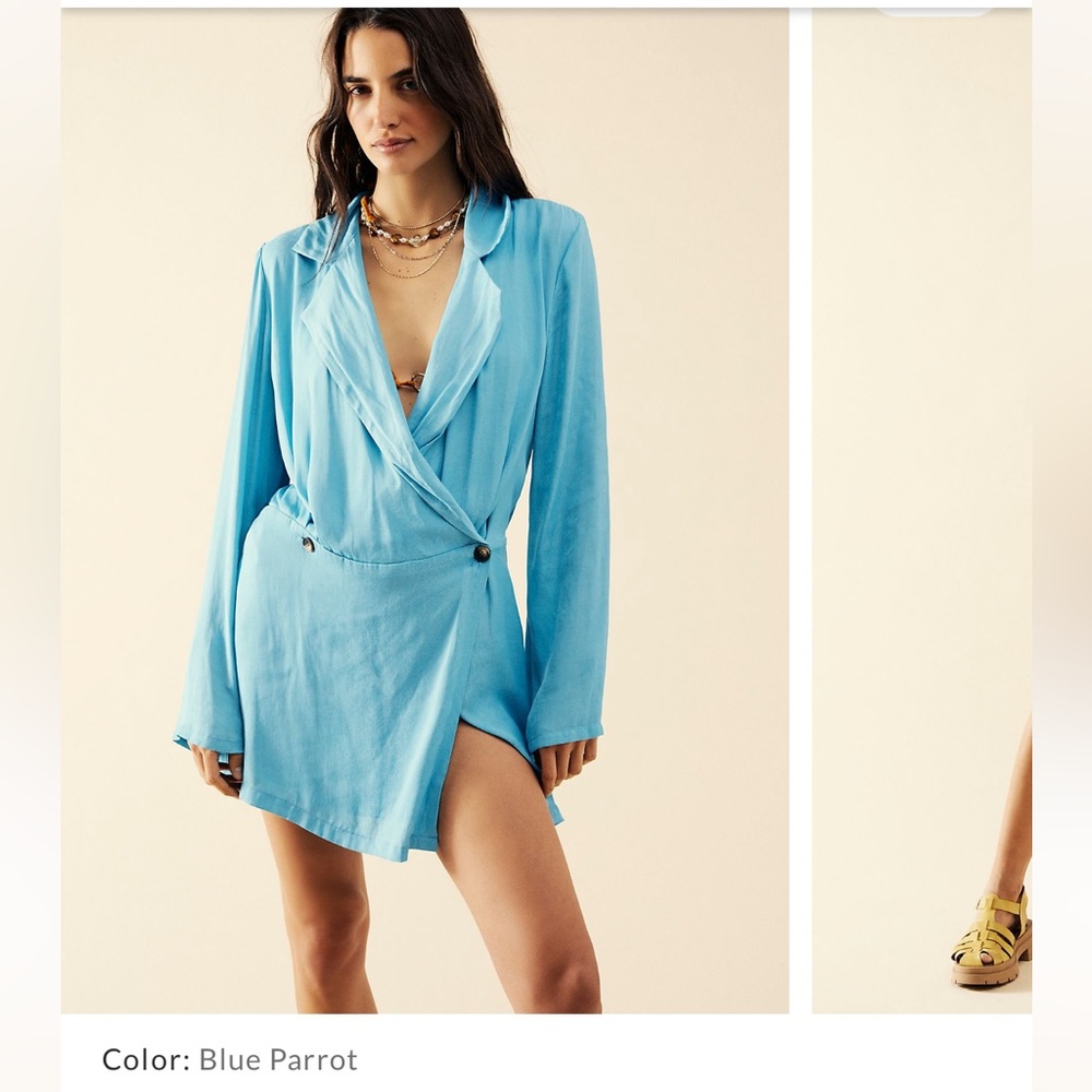 Free people Simone Dress in Blue parrot